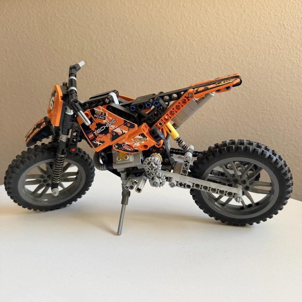 LEGO Technic 42007 Moto Cross Bike 2013 Retired RARE Complete Set No Box